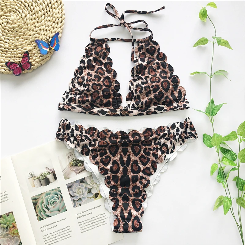 2020 Sexy Bikinis Swimsuit Women Bandage Printing Swimwear Underwire Bikini Set Tie-dye Gradient Bathing Suits Summer Beach Wear