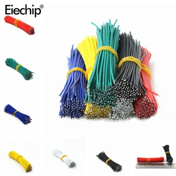 

120PCS/set 24AWG Tin-Plated Breadboard PCB Solder Cable 24AWG 8cm Fly Jumper Wire Tin Conductor Wires 1007-24AWG Connector Wire