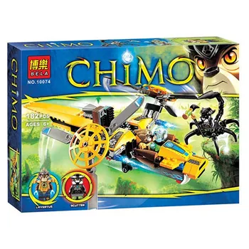 

New 182pcs Chimaed Lavertus' Twin Blade Action Scutter Fighter Model Building Blocks 70129 Chimaed Kids Toy Bricks