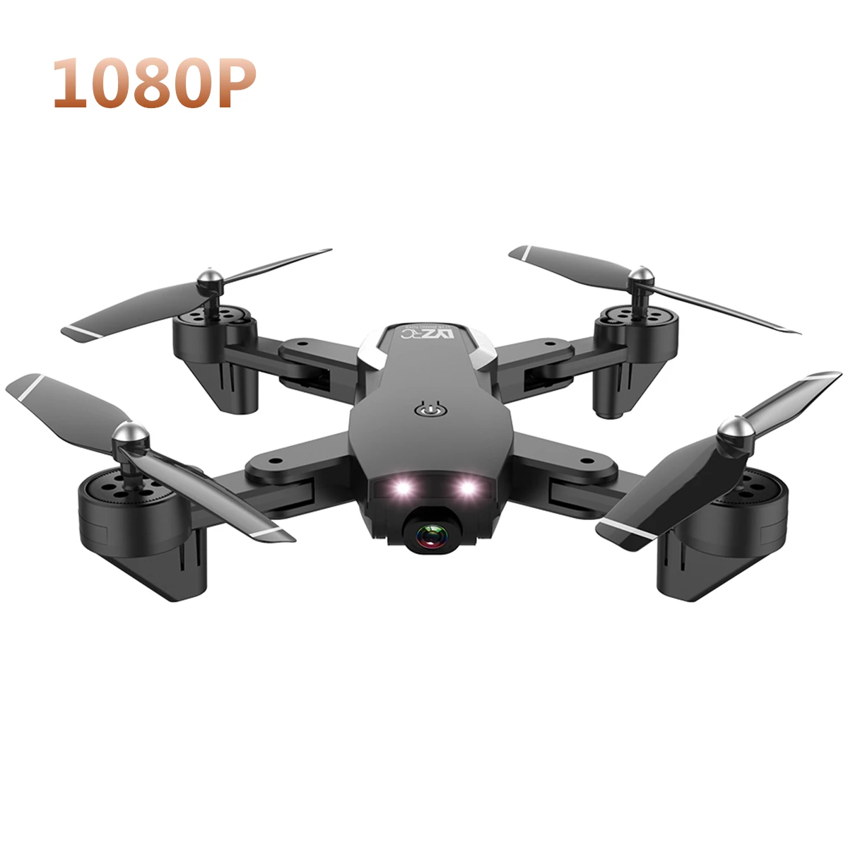 2,4G L107 1080P двойной камеры Дрон 120M RC Дрон gps полный широкоугольный камера приложение беспилотная камера д/у gps - Цвет: 1080P black