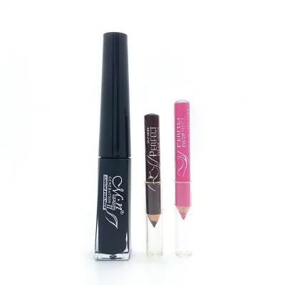 Menow Eye Liner Набор для макияжа 2 шт. карандаш для губ+ 1 шт. черная жидкая подводка для глаз Ручка Водонепроницаемая устойчивая косметика