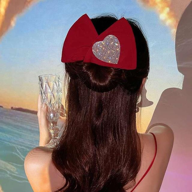 twist dish hair device 2021 new fashion bow hair ornaments women with diamond ball head lazy magic hairpin women