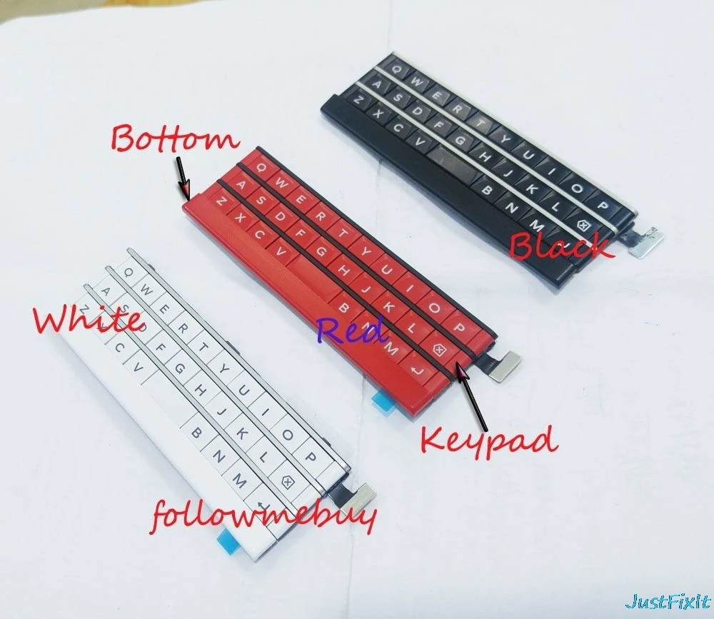 

Original Keyboard Buttons Keypad+Bottom Front Chin Replacement For BlackBerry Passport Q30 SQW100-1