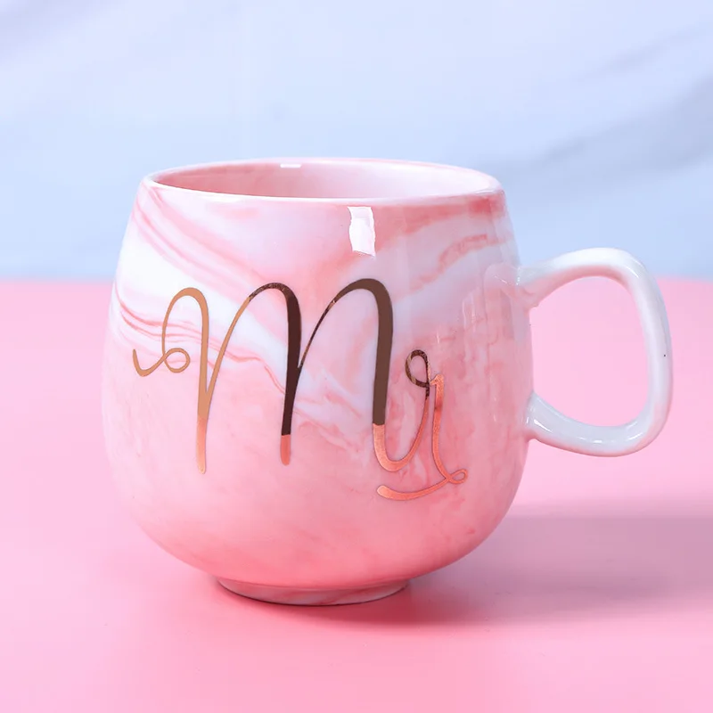 Фламинго чашки для кофе керамические чашки путешествия чашки милый кот ноги Ins 72*85 мм 350 мл - Цвет: U0213Pink