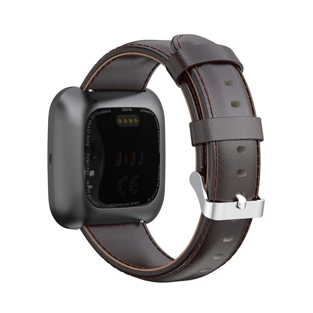 Для Fitbit versa ремешок кожаный замена Пряжка для ремешков наручных часов ремешок для Fitbit versa 2 23 мм# BO