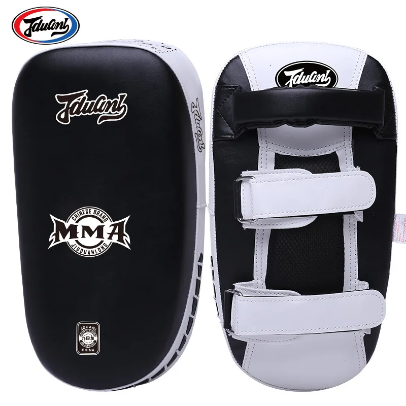 

Sanda Boxing Muay Thai Foot Target Thick Taekwondo Punch Mitts Adult Children Foot Target Arc Training Punch Mitts