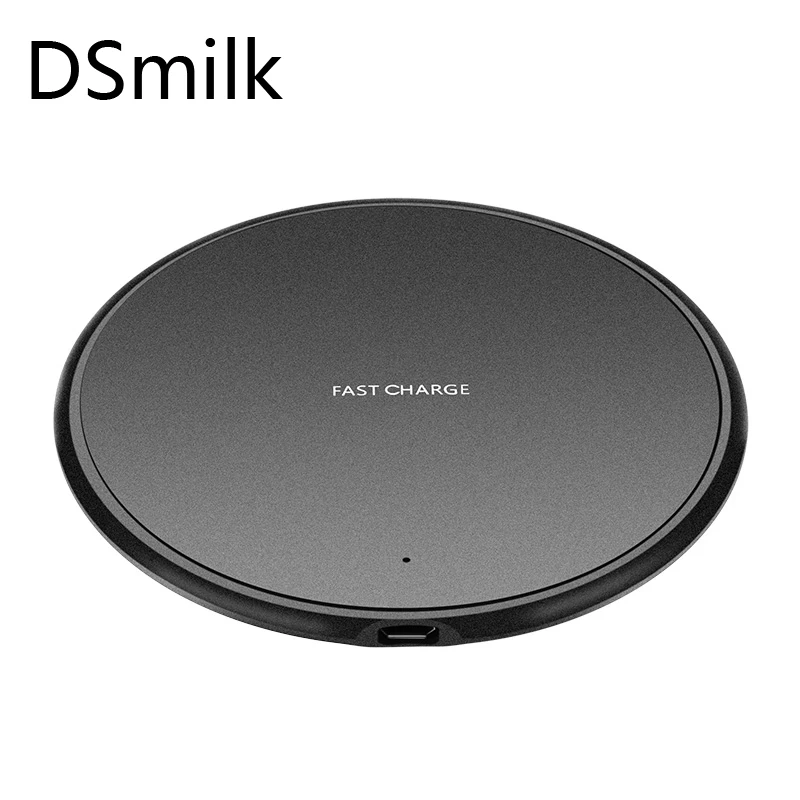 

DSmilk Wireless Charger Pad 10W 7.5W Fast Charging for iPhone Samsung Huawei Charge Mobile Phone USB QI Device