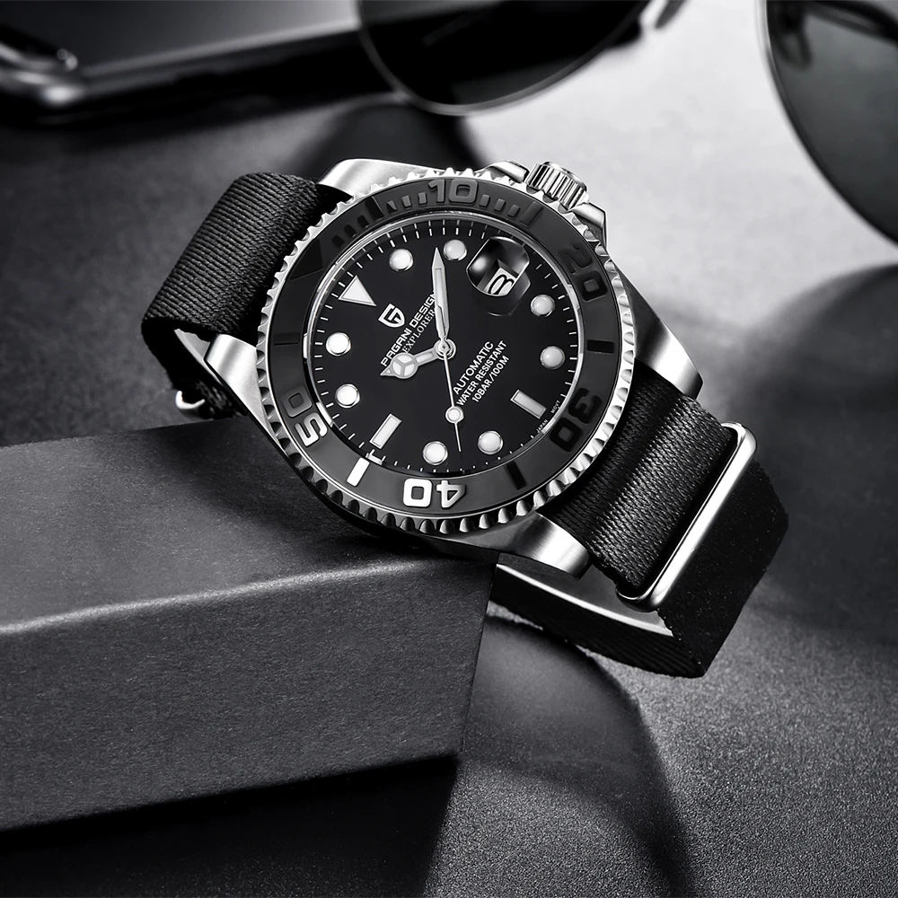 ORIGINAL  PAGANI Design Fashion Luxury Mechanical Wristwatch Stainless Steel Waterproof Watch men relogio mas