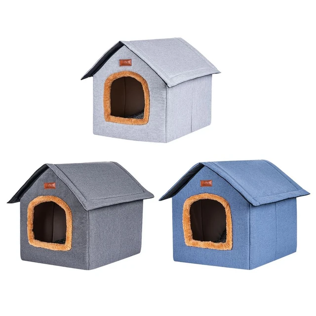 caseta de exterior para gatos  Heated outdoor cat house, Outside cat  house, Outdoor cat house