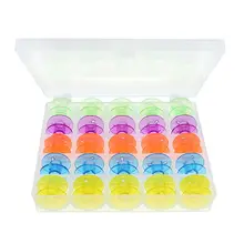 25 шт разноцветные пластиковые катушки пустые катушки красочные катушки для швейных машин Новые