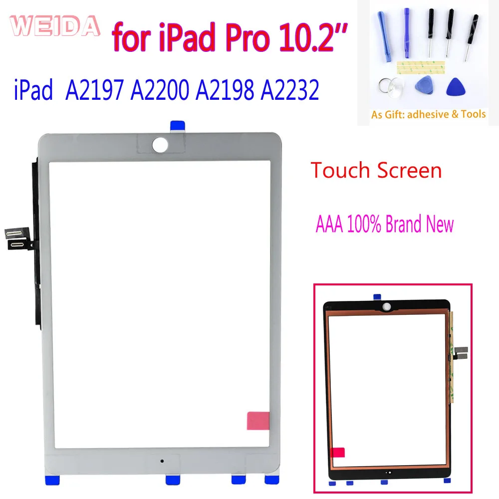 Nuovo Arrivo Per 2019 10.2 "Ipad Pro 10.2 Touch Screen Digitizer Sensor Per Apple Ipad 7 7 A Generazione A2197 A2200 A2198 A2232