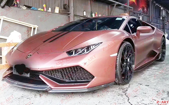 Z-ART углеродное волокно передняя губа для Lamborghini Huracan спереди подбородка Lamboghini LP610