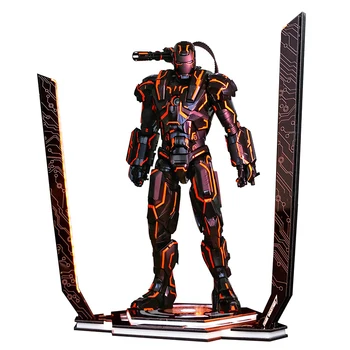 

1/6 Iron Man Chuangji fighter platform orange light reflection with light spot for Action figure Toy box 12 inch soldier