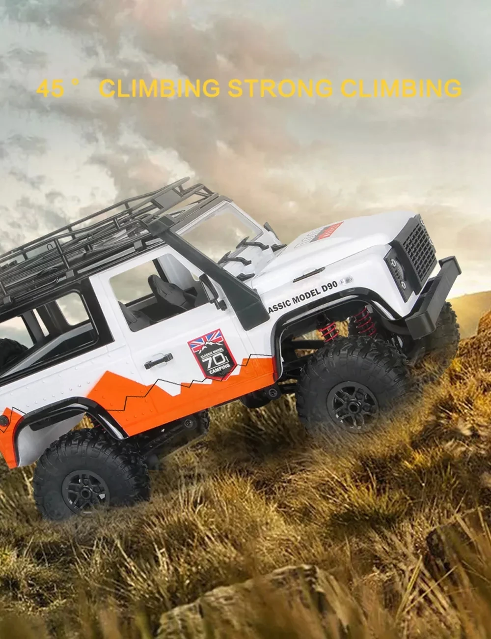 MN-99/99 S 2,4G 1/12 4WD RTR гусеничный Радиоуправляемый автомобиль для Land Rover 70 anniversary Edition модель автомобиля