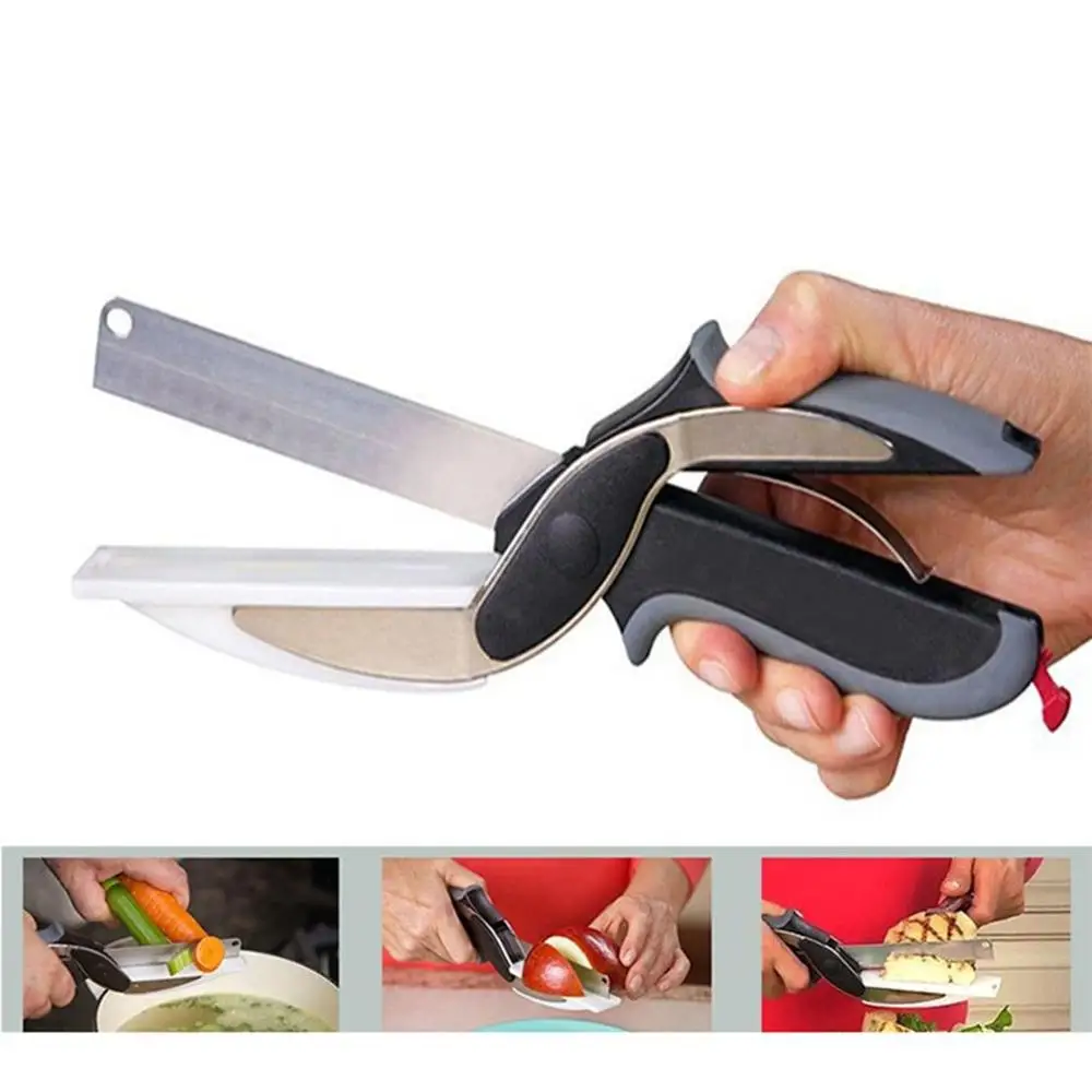 

Utility Scissors Knife Multifunctional vegetable cutting scissors Ourdoor Potato Meat Cheese Vegetable Kitchen tool