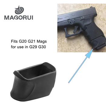 

MAGORUI Rubber Grip Adapter For GLOCK 29-30 Fit G20 G21 Mags for use in G29 G30
