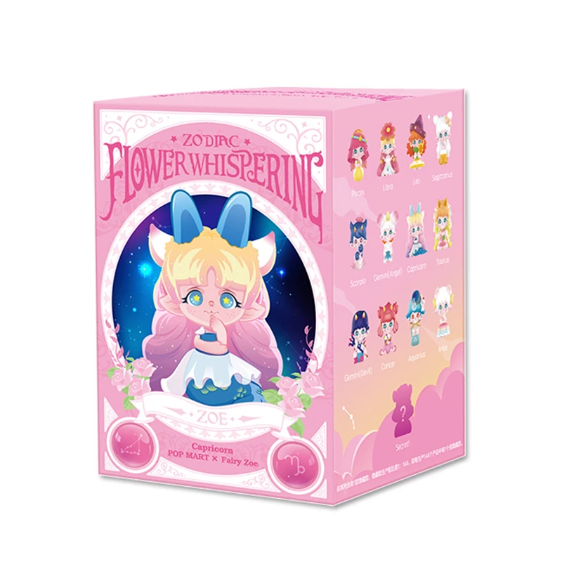 POP MART Zoe Flower Whispering Zodiac Series Blind Box Doll Binary