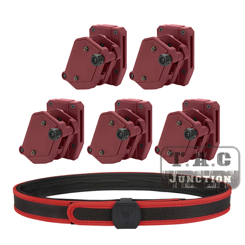 

5x Multi-Angle Speed Pistol Holster + 1.5" Shooting Inner & Outer Competition High Speed IPSC USPSA IDPA Pistol Magazine Pouch