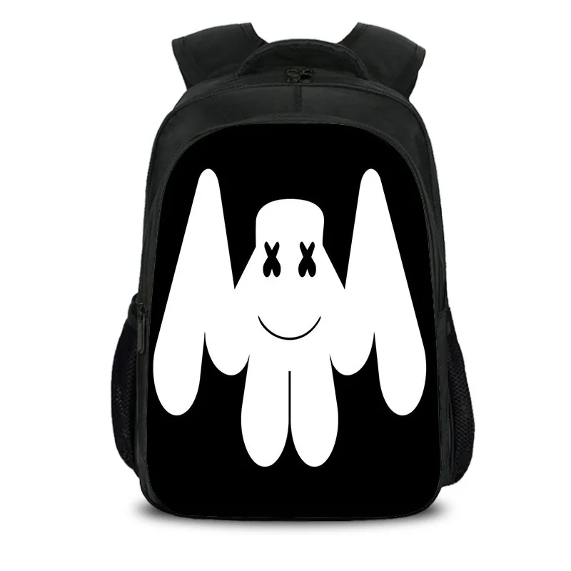 Style 8 15,7 дюймов Marshmello DJ звезда улыбка мальчик девочки школьная сумка Книга сумка рюкзак дети студентов Mochila обратно в школьный подарок - Цвет: Style 8