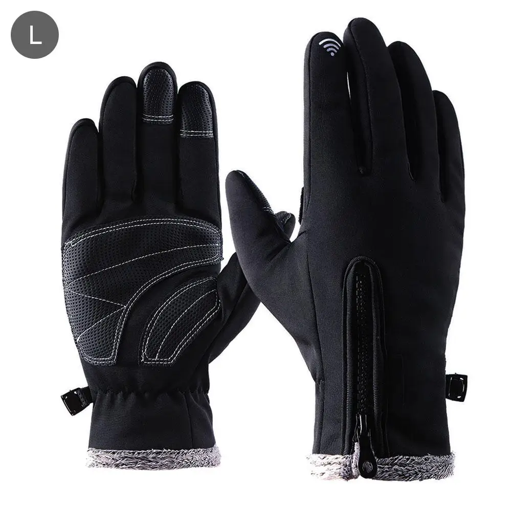 Outdoor Anti-slip Snowboard Ski Gloves Thermal Waterproof Touch Sreen Skiing Gloves Snow Winter Bike Cycling Bicycle Gloves Men