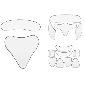 

18pcs/set Anti Aging Soft Silicone Reusable Home Salon Skin Care Cheek Facial Wrinkle Patches Fine Lines Remove Chest Smoothing