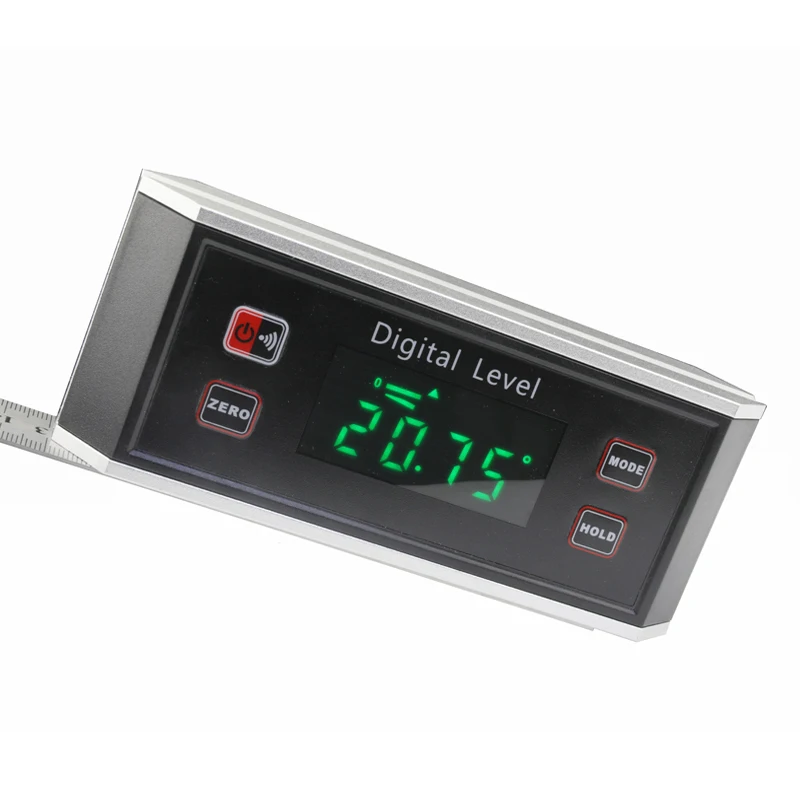 Waterproof Digital Protractor Precision Inclinometer V Groove 0 360 Degree Angle Finder Meter Angle Box