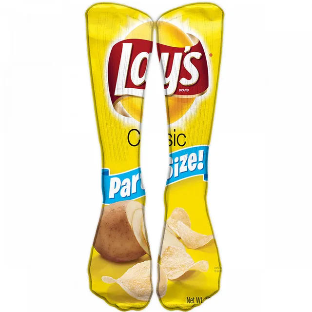 Harajuku Funny Chips Socks 4