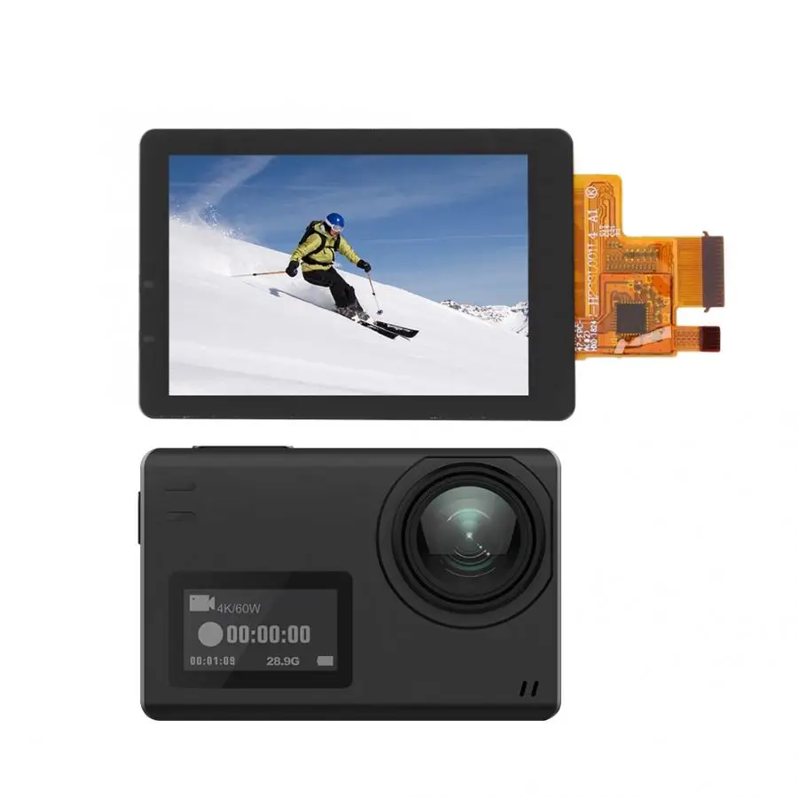 2.0in ЖК-экран запасная часть для SJCAM SJ8 Pro Аксессуары для экшн-камеры Горячая Распродажа