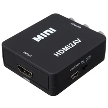 Мини HDMI к RCA композитный AV аудио-видео адаптер конвертер адаптер 720P 1080