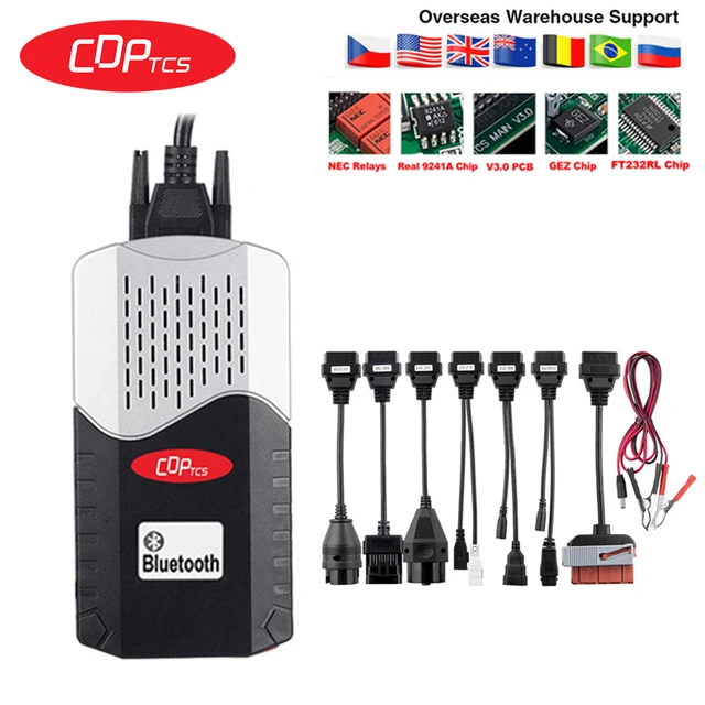 CDP TCS multidiag pro Bluetooth 2016.R0 keygen V3.0 NEC Реле obd2 сканер для автомобилей и грузовиков OBDII