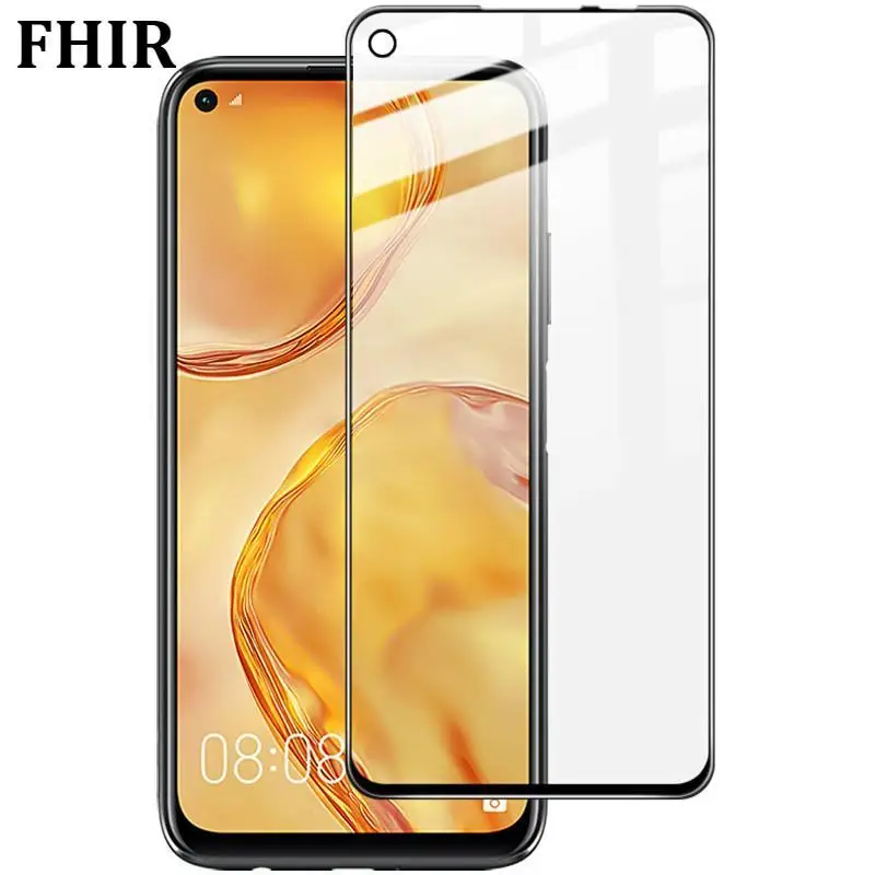 Закаленное стекло с полным покрытием для Huawei P40 Lite P30 P Smart 2020/2019 Nova 5T Nova6 SE Защитная