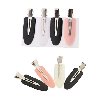 

8 Pcs Plastic Women No Bend Hair Clips, Pin Curl Clip, Makeup No Crease Hair Clip No Mark Pin Curl Clip Hair Styling Bang Clips