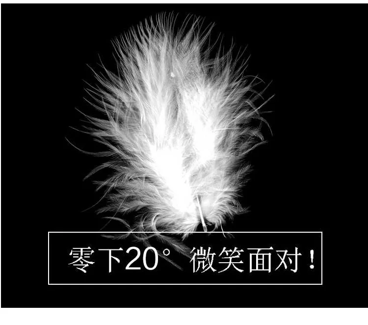 [9z20342] Winter New Style Women's Hooded Genuine Fur Collar White Duck down Jacket