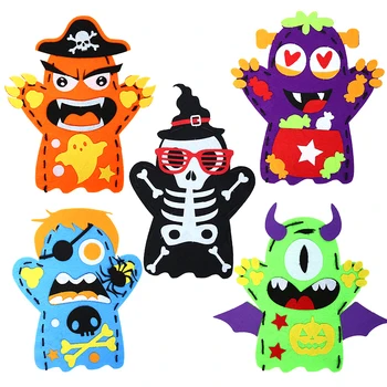 

Kids Festival Pumpkin Plush Halloween Monster Hand Puppet education toys halloween decoration