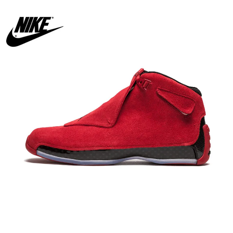 AIR JORDAN 18 RETRO TORO SUEDE GYM RED AA2494 601 BASKETBALL SHOES