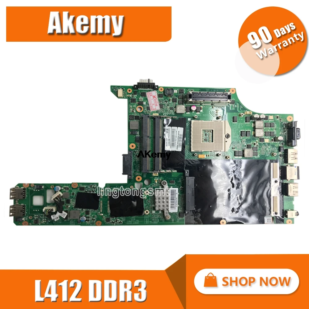 AKEMY 75Y4002 для lenovo L412 материнская плата для ноутбука DA0GC9MB8D0 DDR3 полностью протестированная отлично работает