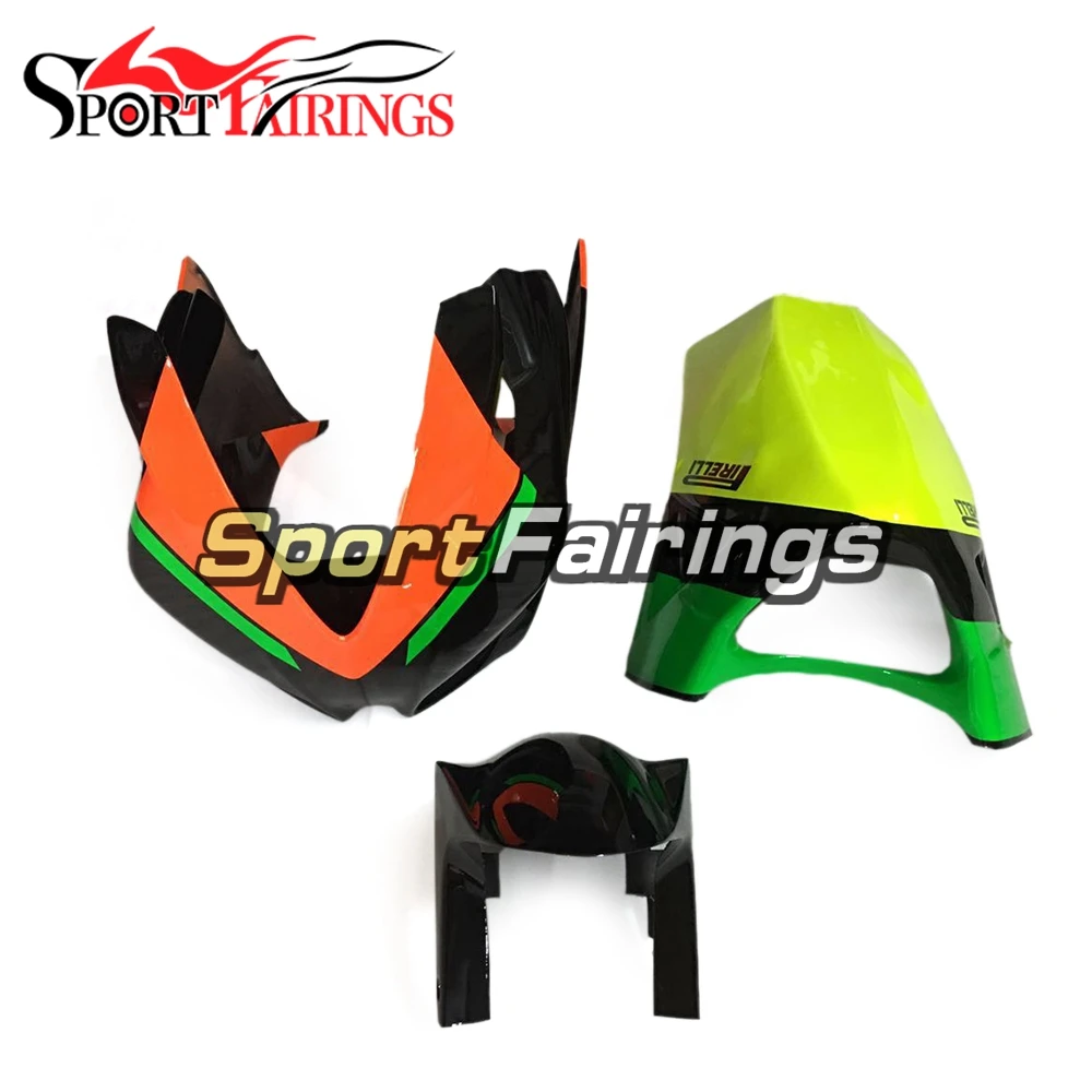 Racing Обтекатели для Aprilia RSV4 1000 для детей 11, 12, 13, 14, 15, 2010- мотоциклетный кузов флуоресцентный желтый цвет черный, оранжевый