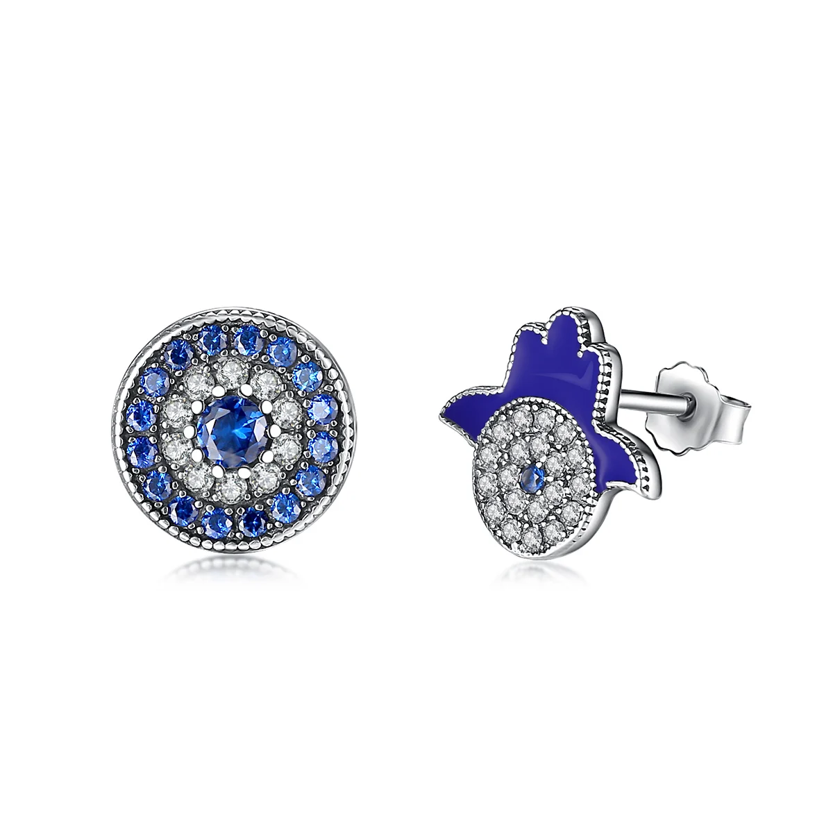 SPE4 Luxury 925 Sterling Silver Geometric Long Tassel Circle AAA Zircon Drop Earrings for Women Jewelry DZ | Украшения и