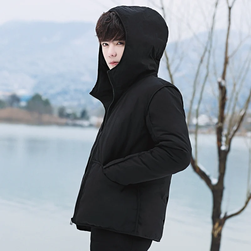 Winter Hooded Duck Down Jackets Mens Warm Thick Quality Down Coats Male Winter Overcoat Down Parkas Man Puffer Jackets male