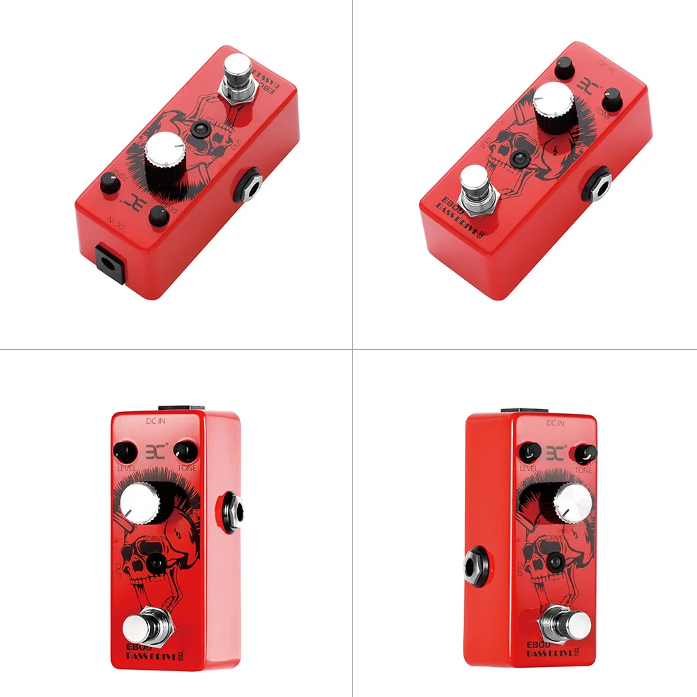 ENO EX EBOD Overdrive бас-гитара Педаль для звукового эффекта овердрайв эффект гитары педаль полностью металлический корпус True Bypass