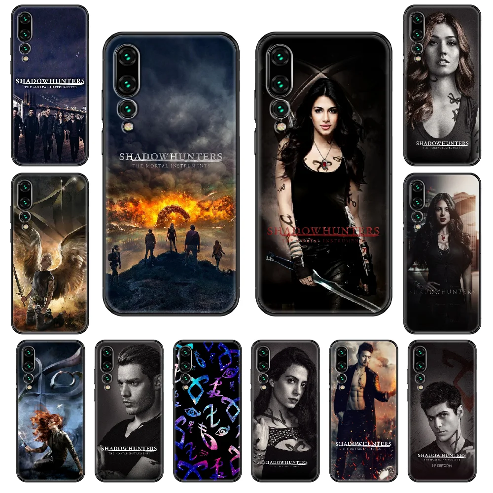 Чехол для телефона Huawei P 8 10 20 30 Smart Plus 2019 Z Lite Pro 2017 Черный силиконовый чехол