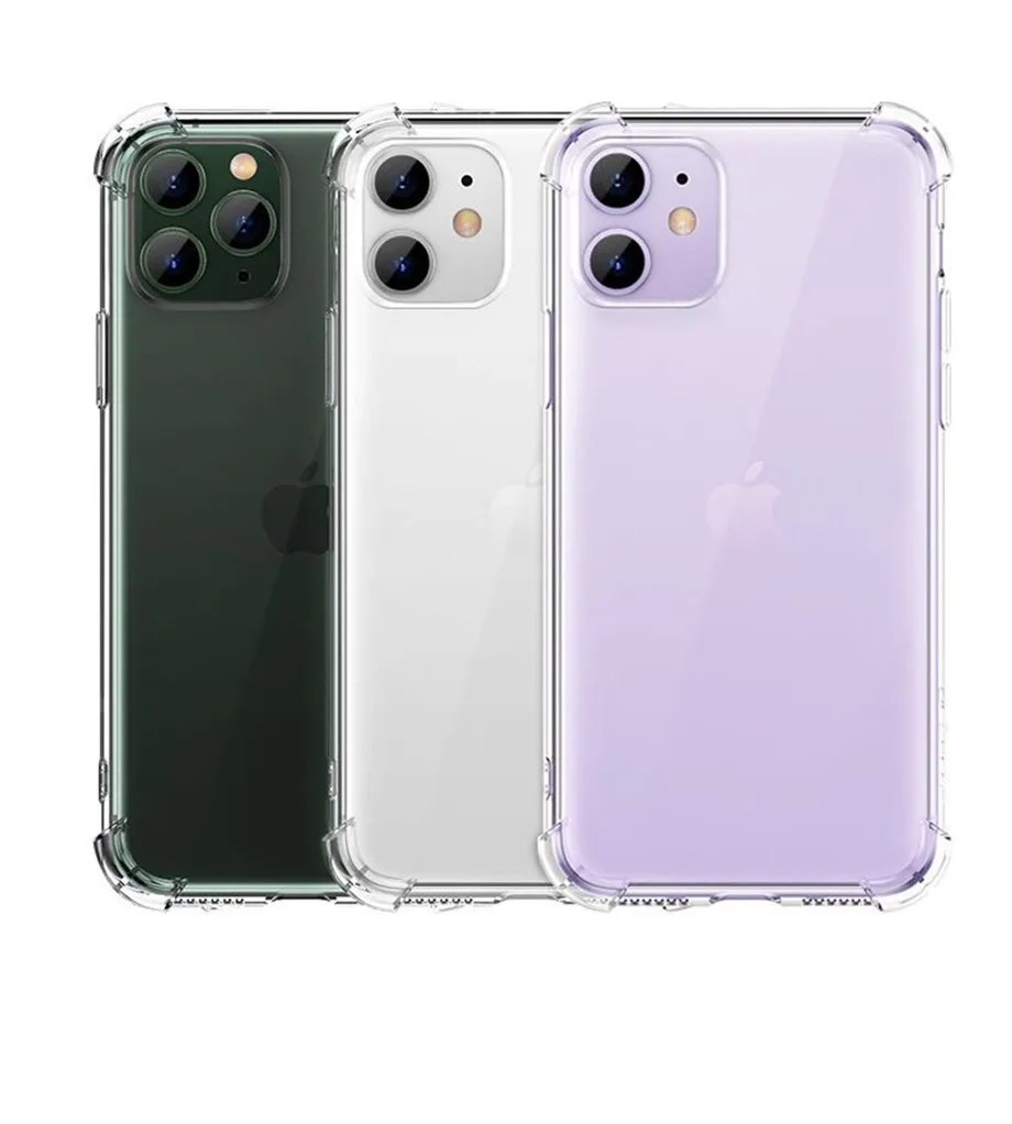 Роскошный ударопрочный прозрачный силиконовый чехол для iPhone X XS 11 Pro Max XR мягкий