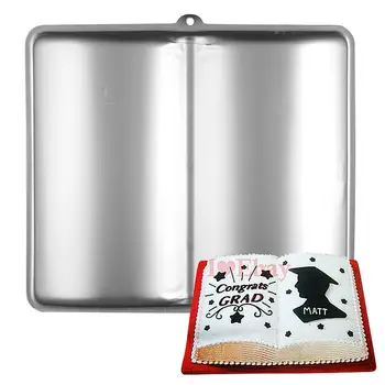 

3D Jumbo Fondant DIY Fondant Cake Pan Tin Kitchen Tool Open Book Shape Creative