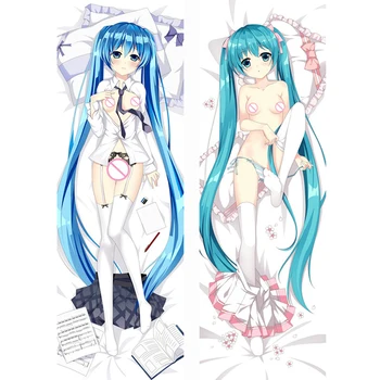 

MMF September 2019 update vocaloid music girl anime Characters yuki Hatsune Miku pillow cover Lily body Pillowcase