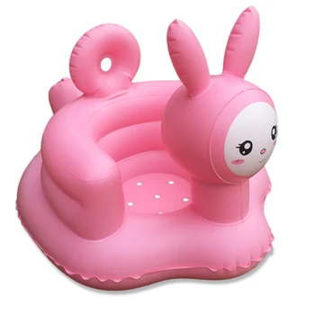 

Baby Inflatable Chair PVC Kids Seat Sofa Bath Seats Dining Pushchair Infant Portable Play Game Mat Learn Stool for Kid Baby Gift