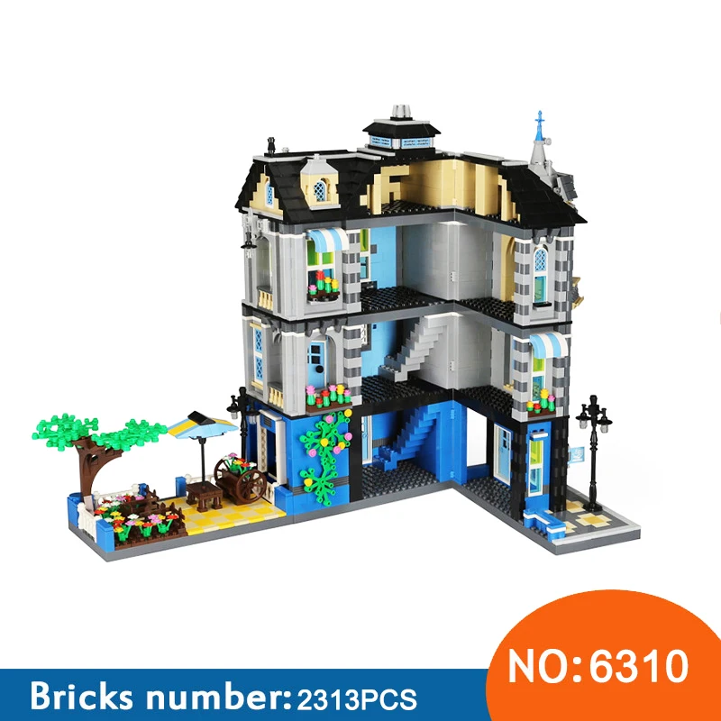 

Legoinglys City 6310 2313pcs Corner Store Blocks Architecture Building Block Toys Diamond Blocks Diy Building Mini Micro Blocks