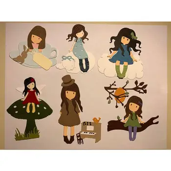 

Craft Paper Dies Cut For Card Making Spain Girl Doll Diy Scrapbooking Dies Metal 2020 Embossing Nouveau Arrivage