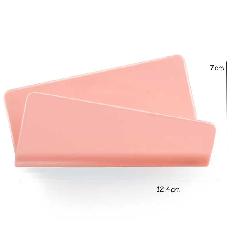 pink Крепкий липкий многофункциональный 1 шт. держатель для зарядки телефона 4 крючка настенный держатель для зарядки мобильных телефонов пластиковый держатель - Цвет: pink