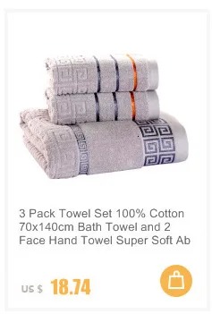 Хлопок набор полотенец для ванной комнаты 2 полотенце для рук и лица 1 Банное полотенце для взрослых 3 сплошных цвета махровая мочалка спортивное полотенце для путешествий s