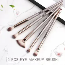 5pcs Makeup Brushes Set Eye Shadow Blending Eyebrow fan Brushes For Make up Cosmetic Portable Eye Brush Set brochas maquillaje